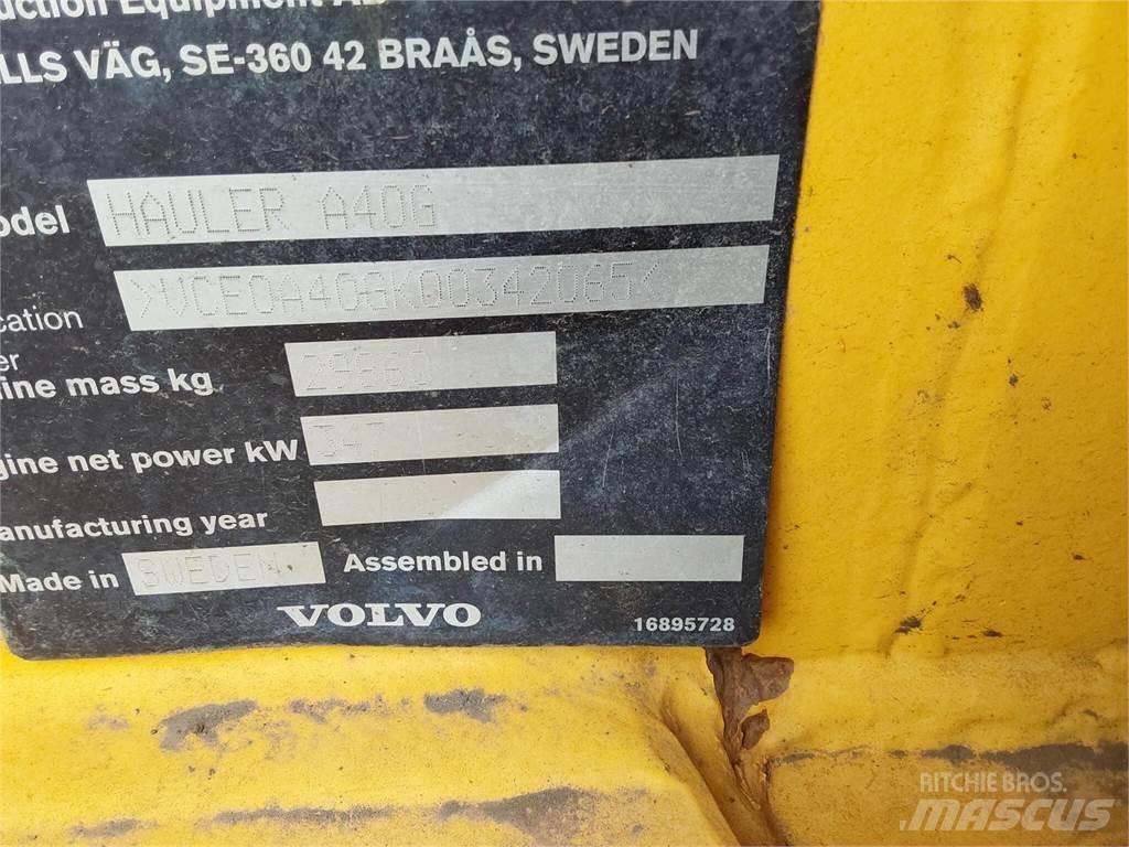 Volvo A40G Kloubové dempry