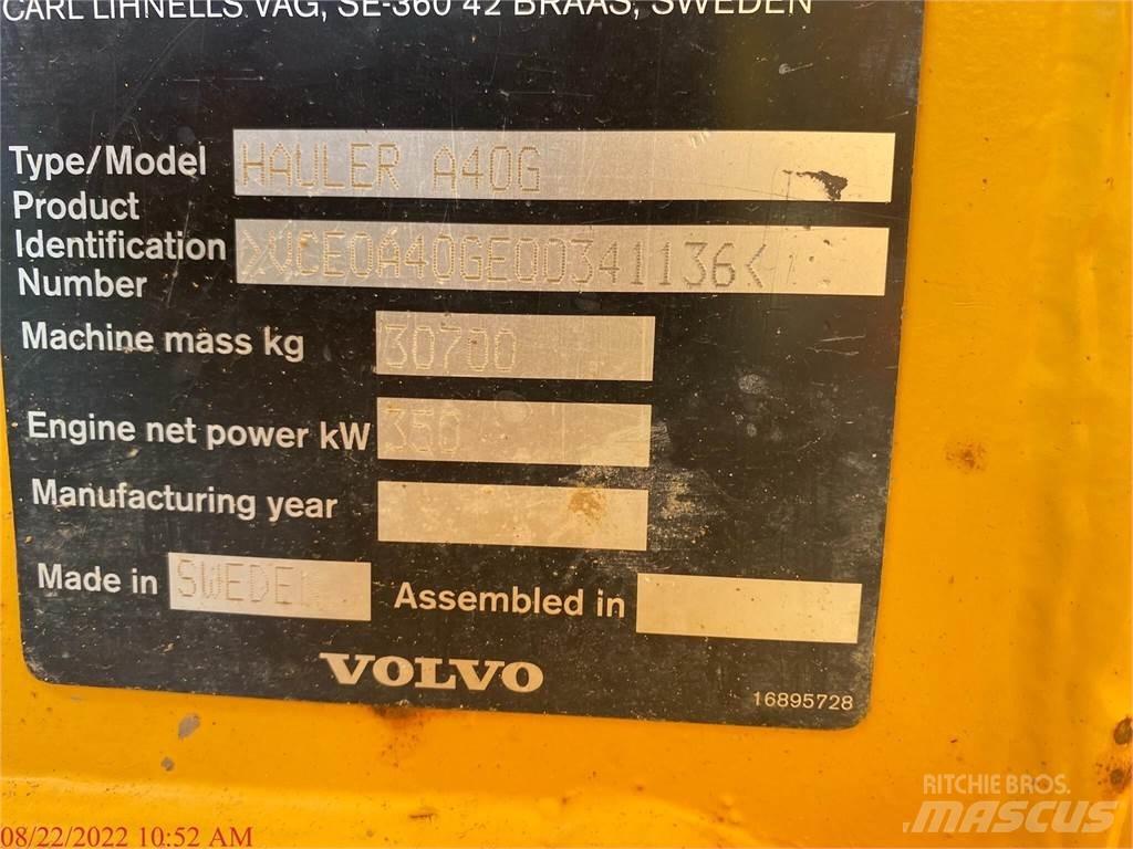 Volvo A40G Kloubové dempry