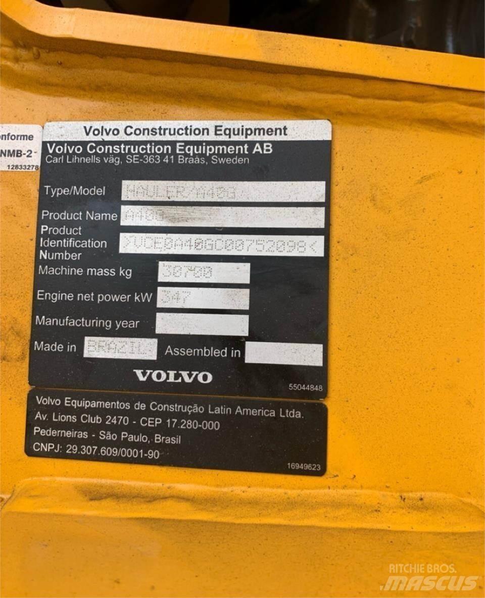 Volvo A40G Kloubové dempry