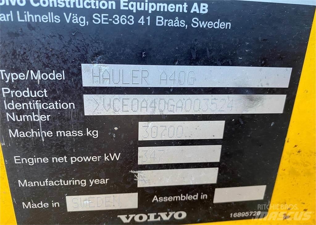 Volvo A40G Kloubové dempry