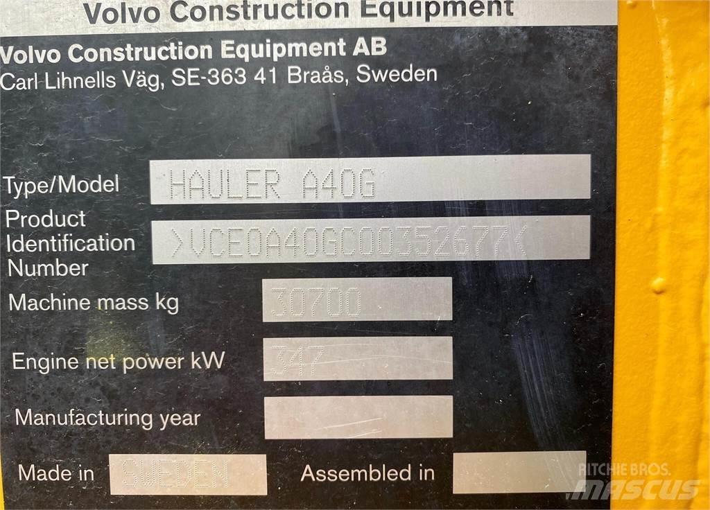 Volvo A40G Kloubové dempry