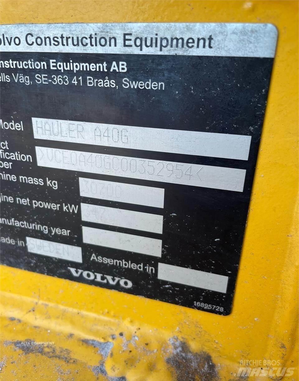 Volvo A40G Kloubové dempry