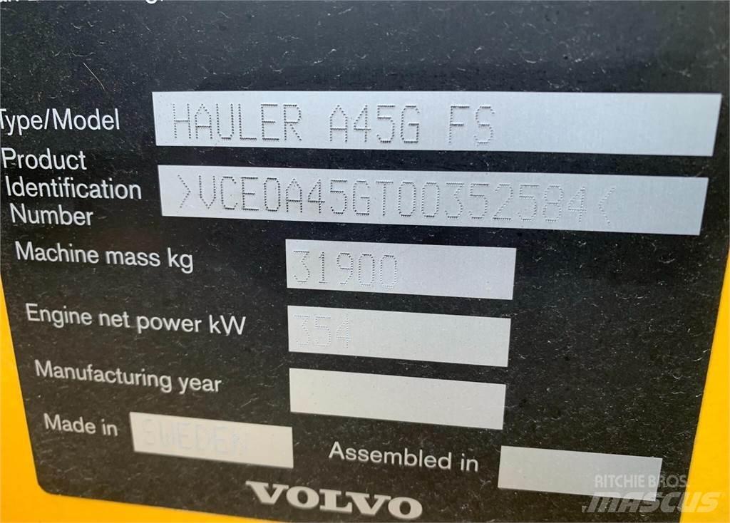 Volvo A45G FS Kloubové dempry