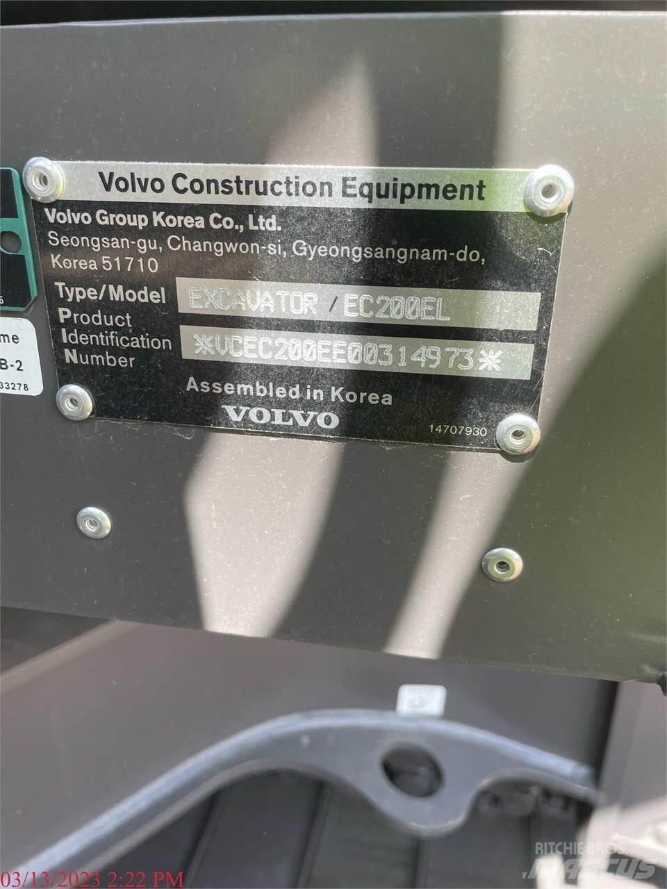 Volvo EC200EL Pásová rýpadla