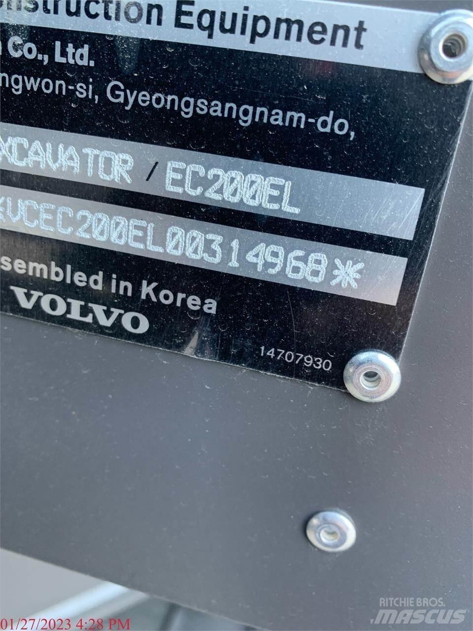 Volvo EC200EL Pásová rýpadla