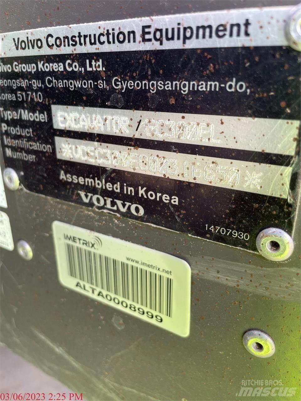 Volvo EC300EL Pásová rýpadla