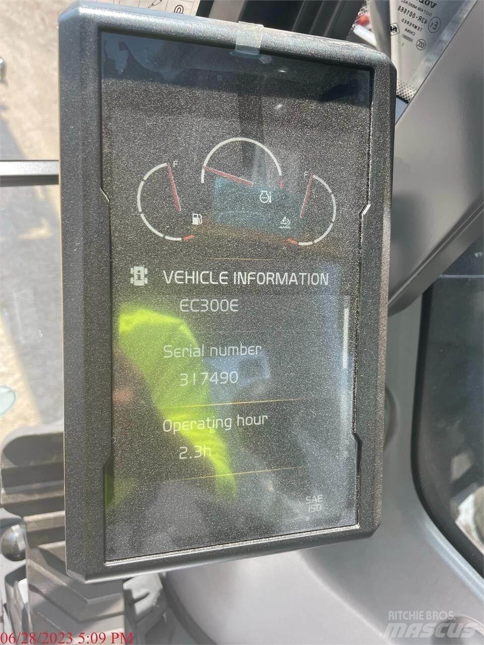 Volvo EC300EL Pásová rýpadla