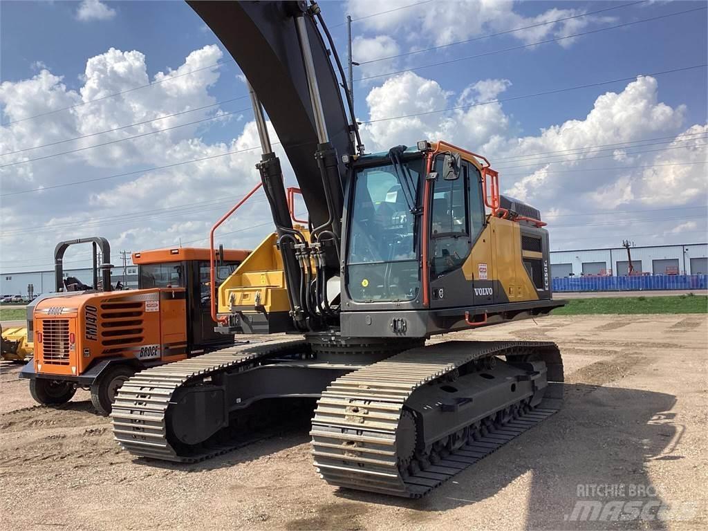 Volvo EC350EL Pásová rýpadla
