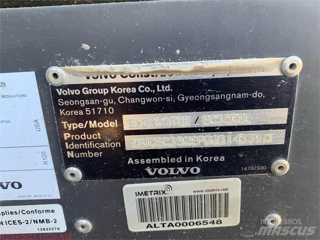Volvo EC350EL Pásová rýpadla