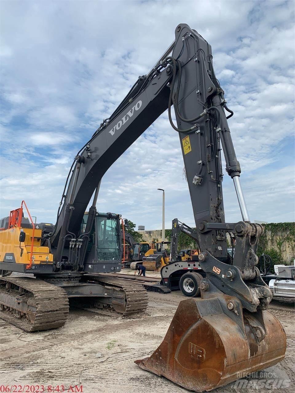 Volvo EC350EL Pásová rýpadla