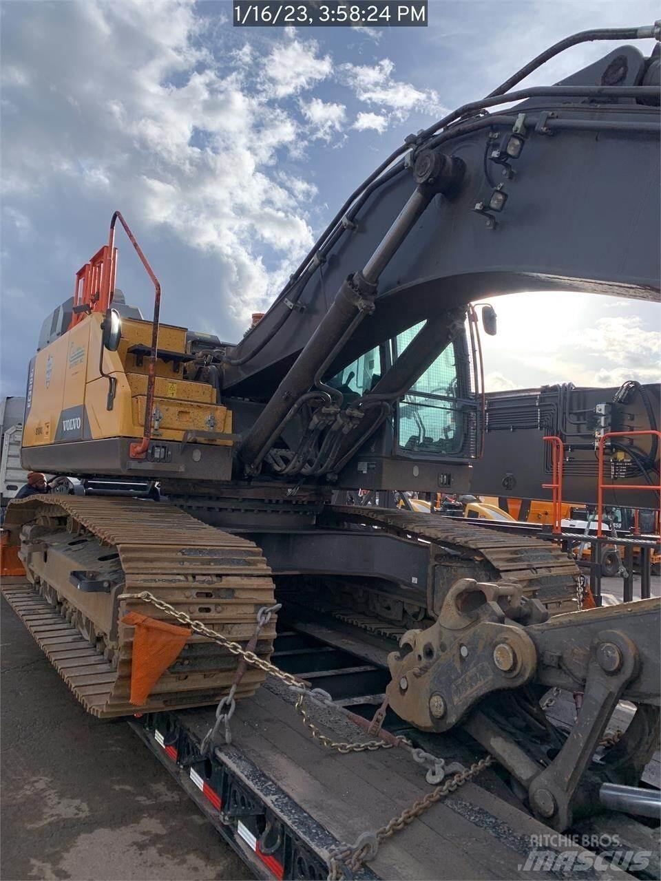Volvo EC350EL Pásová rýpadla