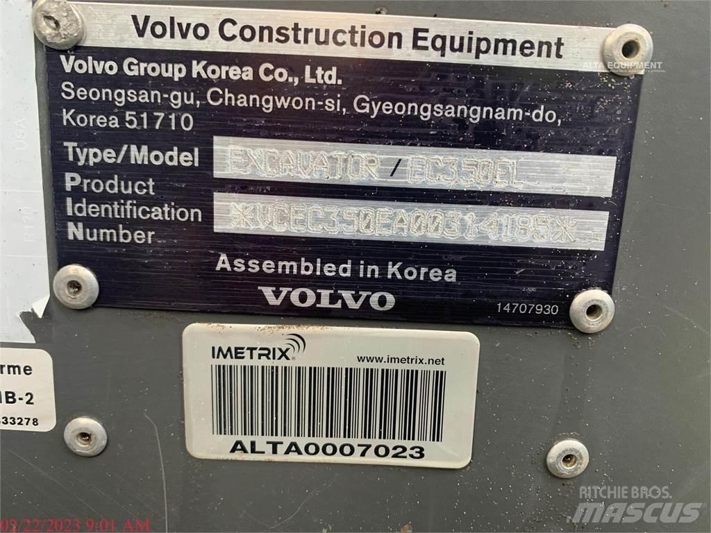 Volvo EC350EL Pásová rýpadla