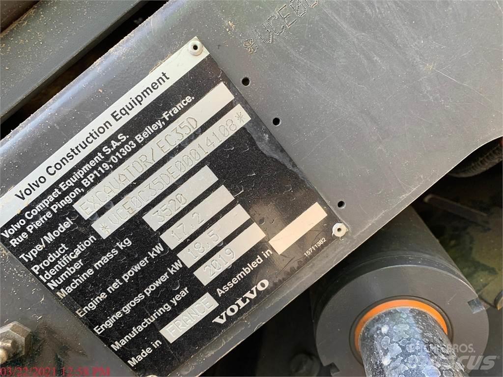 Volvo EC35D Mini rýpadla < 7t