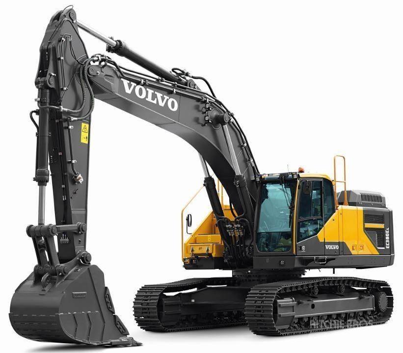 Volvo EC380EL Pásová rýpadla