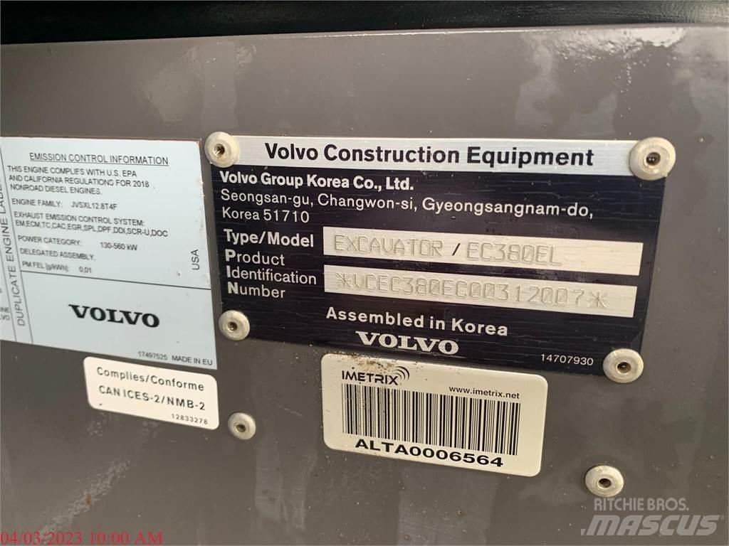Volvo EC380EL Pásová rýpadla