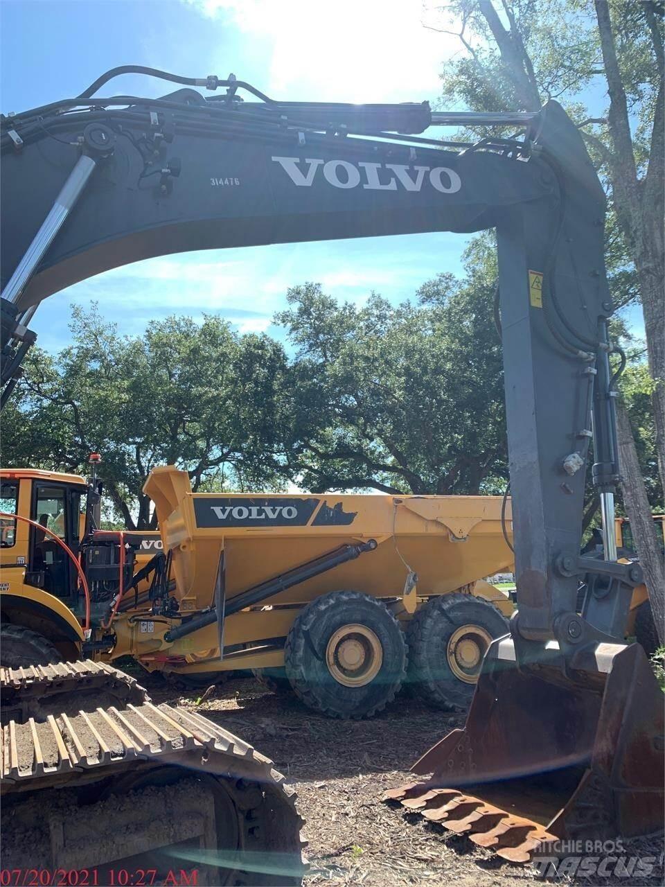 Volvo EC380EL Pásová rýpadla