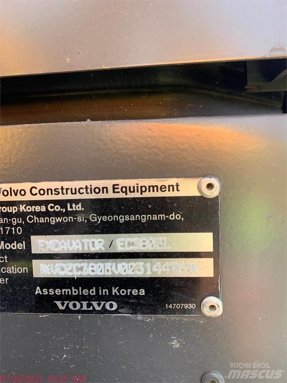 Volvo EC380EL Pásová rýpadla