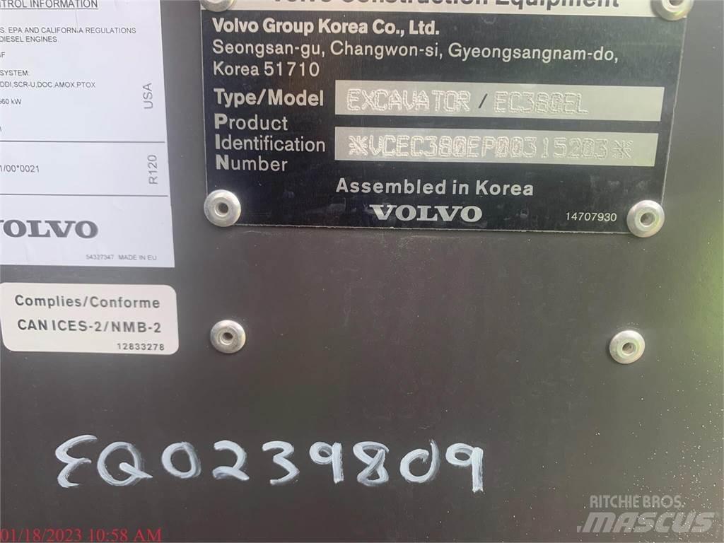 Volvo EC380EL Pásová rýpadla