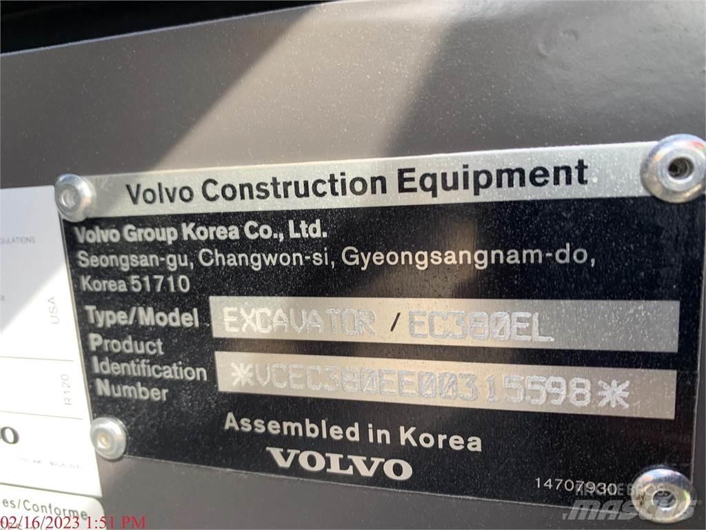 Volvo EC380EL Pásová rýpadla