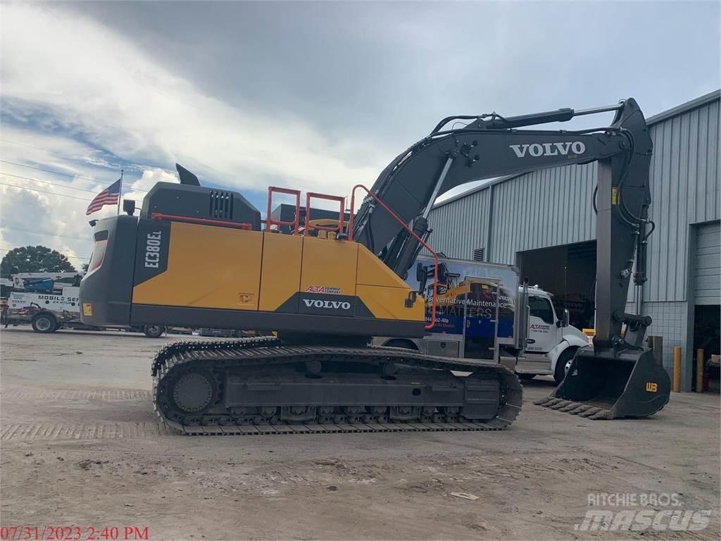 Volvo EC380EL Pásová rýpadla