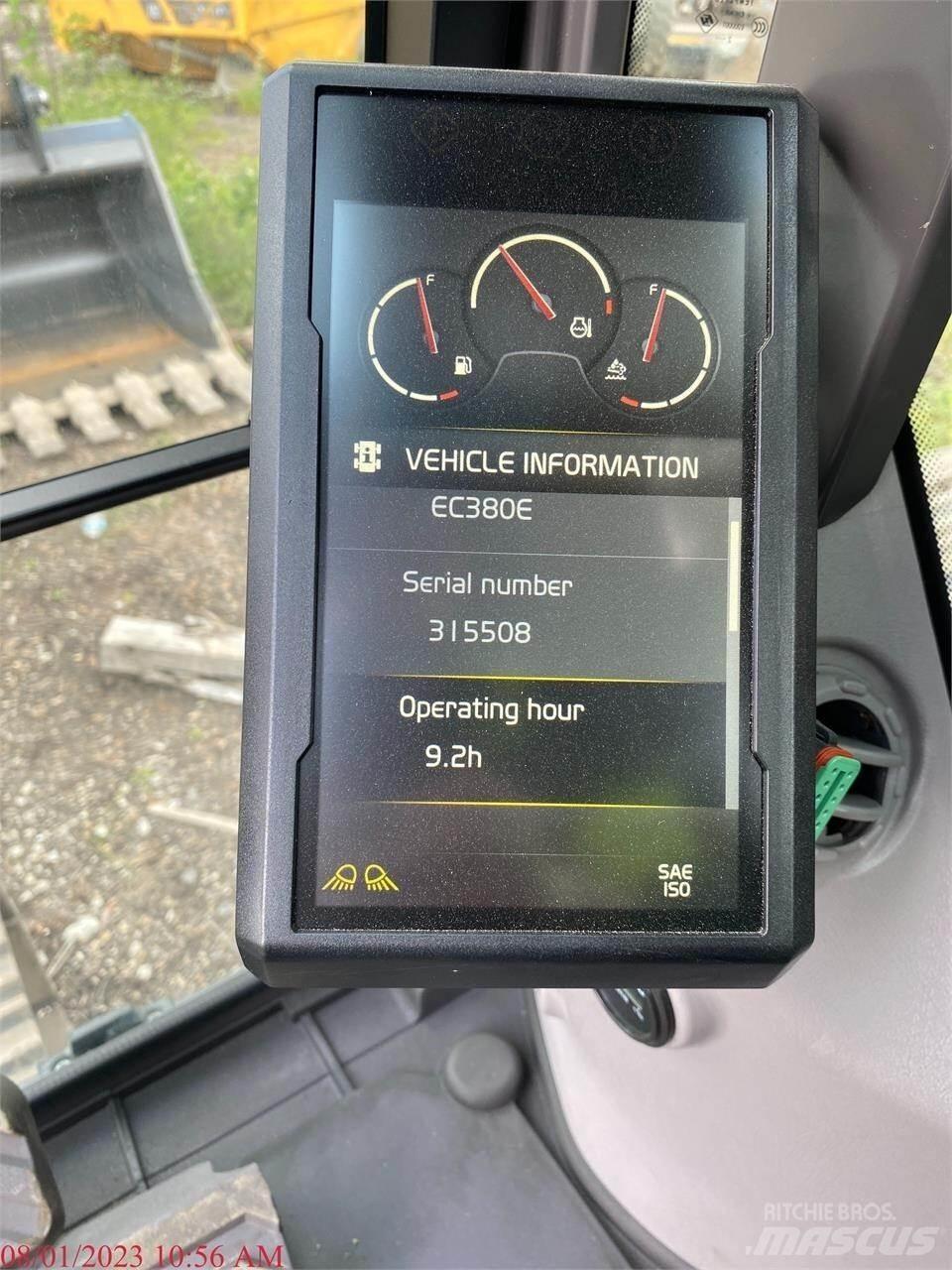 Volvo EC380EL Pásová rýpadla