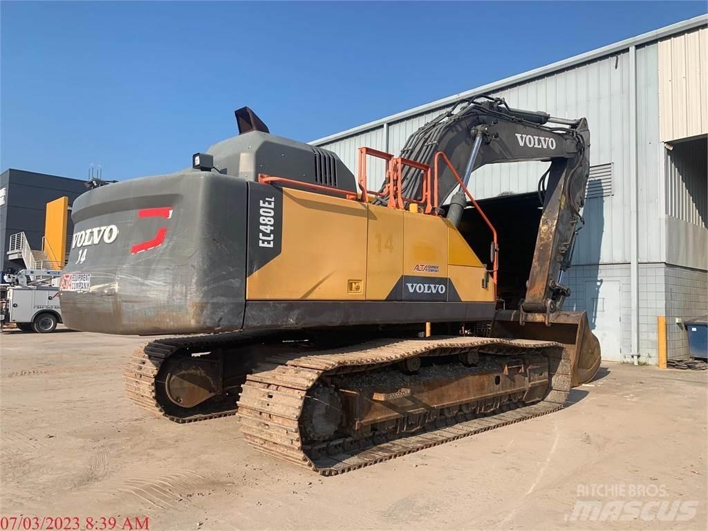 Volvo EC480EL Pásová rýpadla
