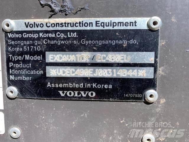 Volvo EC480EL Pásová rýpadla