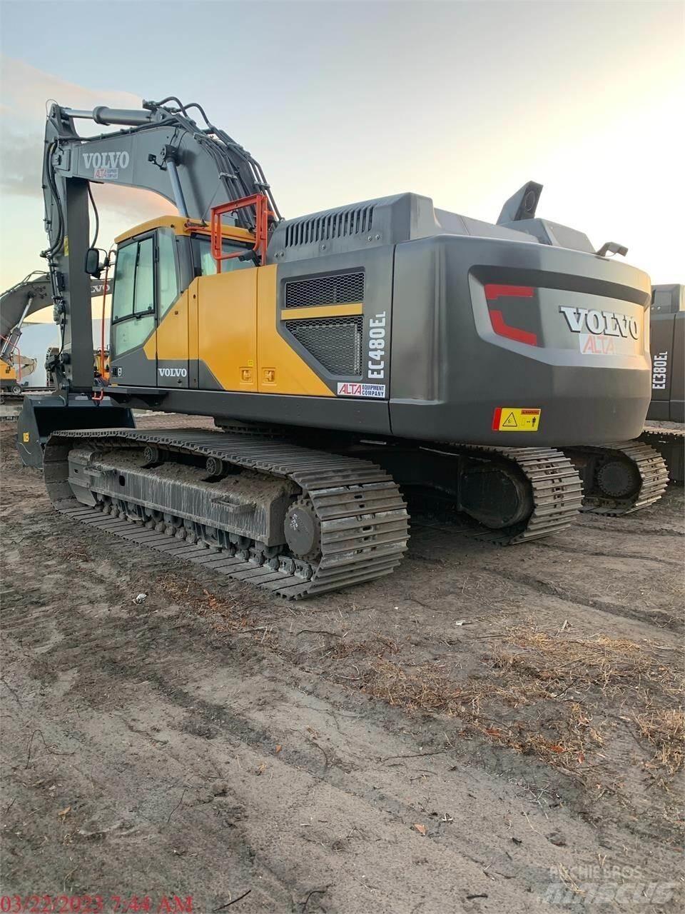 Volvo EC480EL Pásová rýpadla