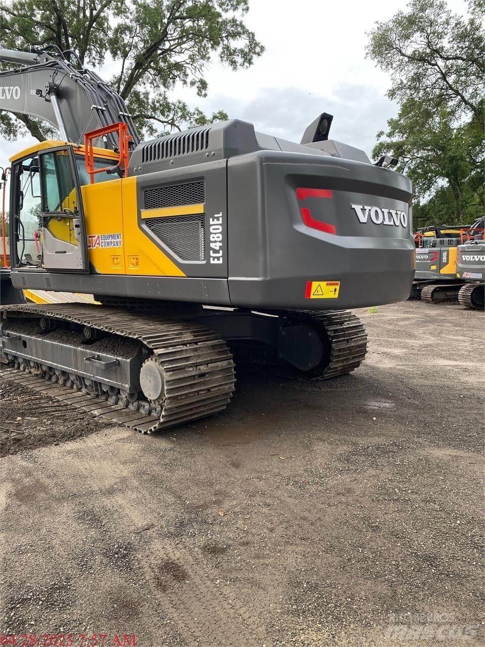 Volvo EC480EL Pásová rýpadla