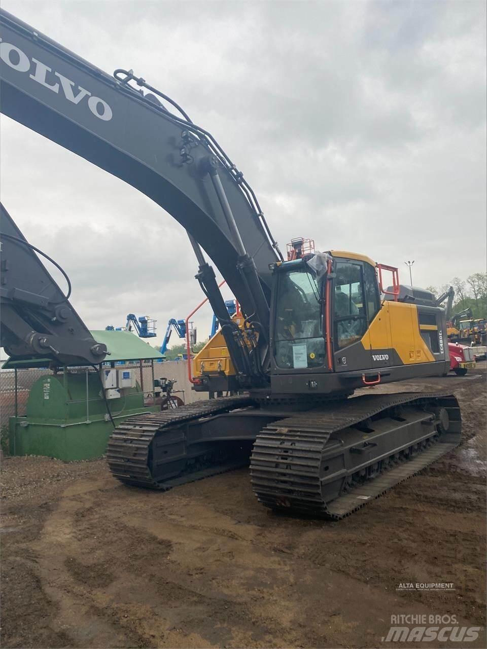 Volvo EC480EL Pásová rýpadla