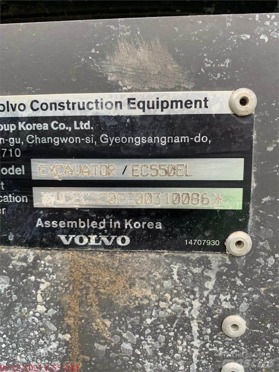 Volvo EC550EL Pásová rýpadla