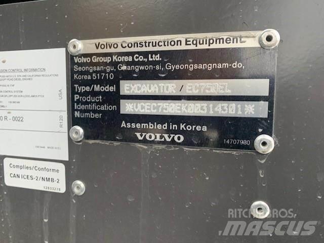 Volvo EC750EL Pásová rýpadla
