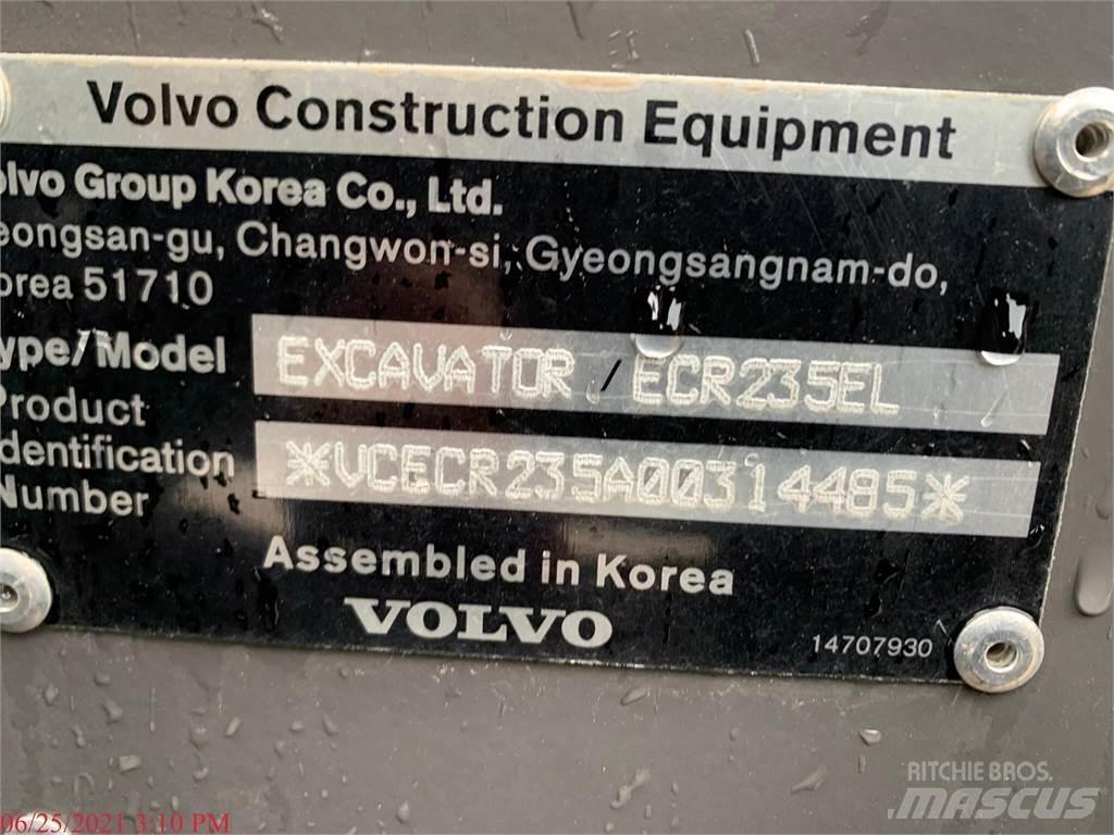 Volvo ECR235EL Pásová rýpadla