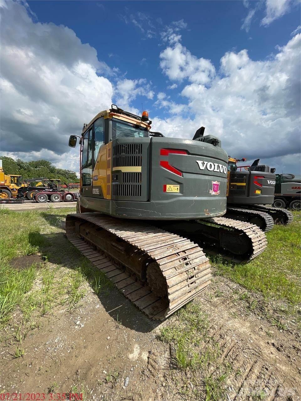 Volvo ECR235EL Pásová rýpadla