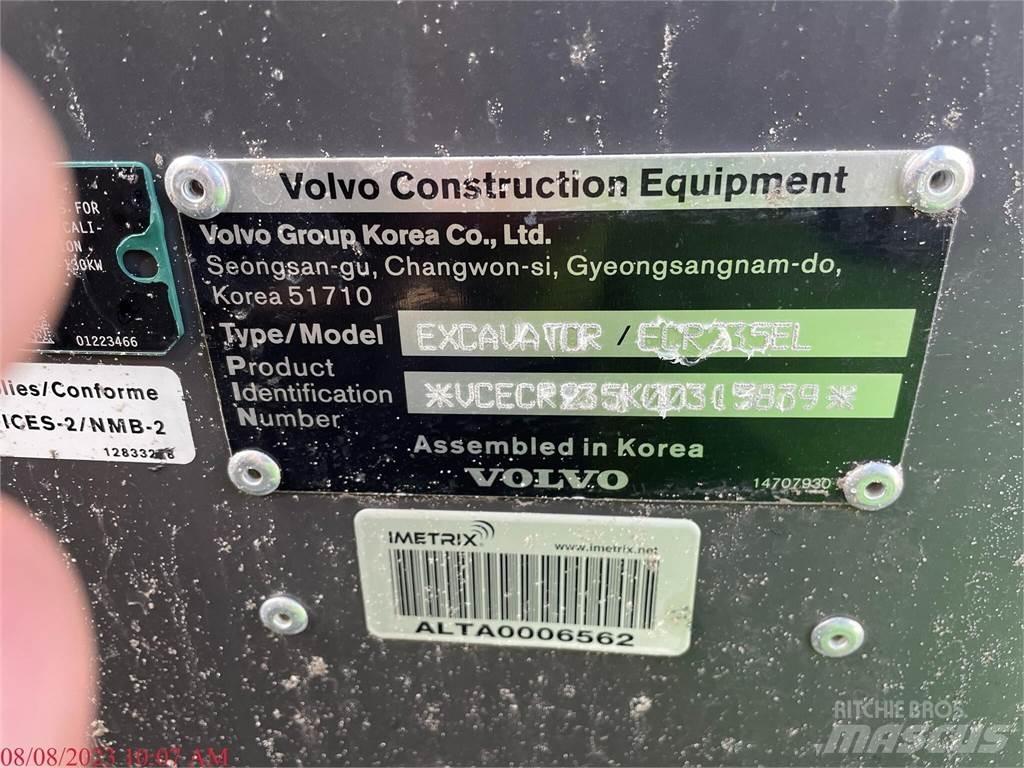 Volvo ECR235EL Pásová rýpadla