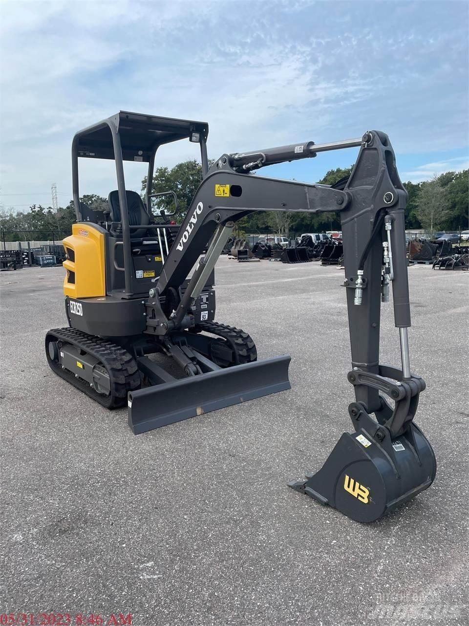 Volvo ECR25D Mini rýpadla < 7t
