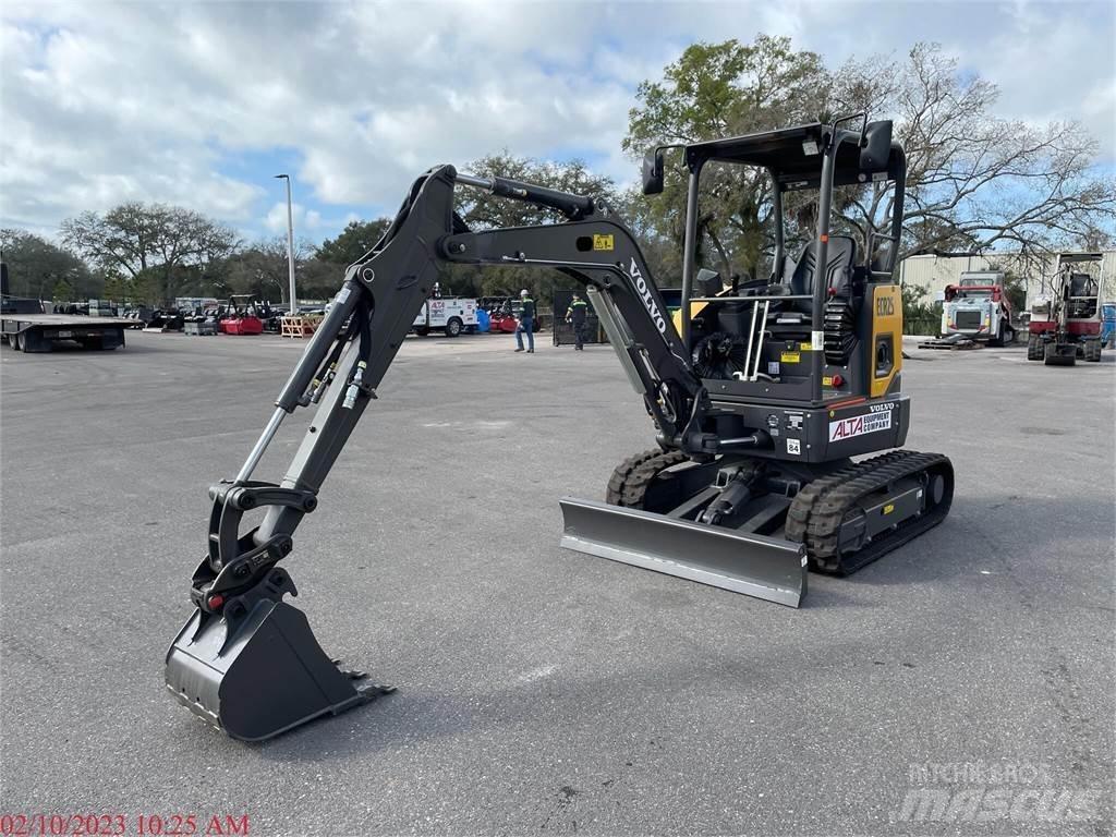Volvo ECR25D Mini rýpadla < 7t