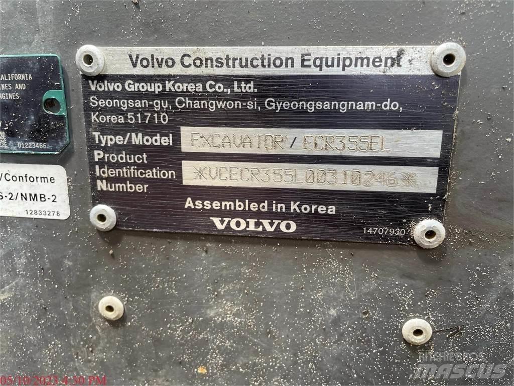 Volvo ECR355EL Pásová rýpadla