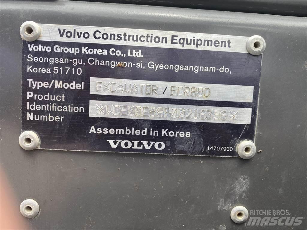 Volvo ECR88D Pásová rýpadla