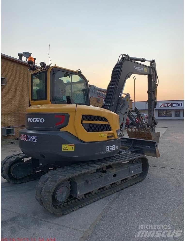 Volvo ECR88D Pásová rýpadla