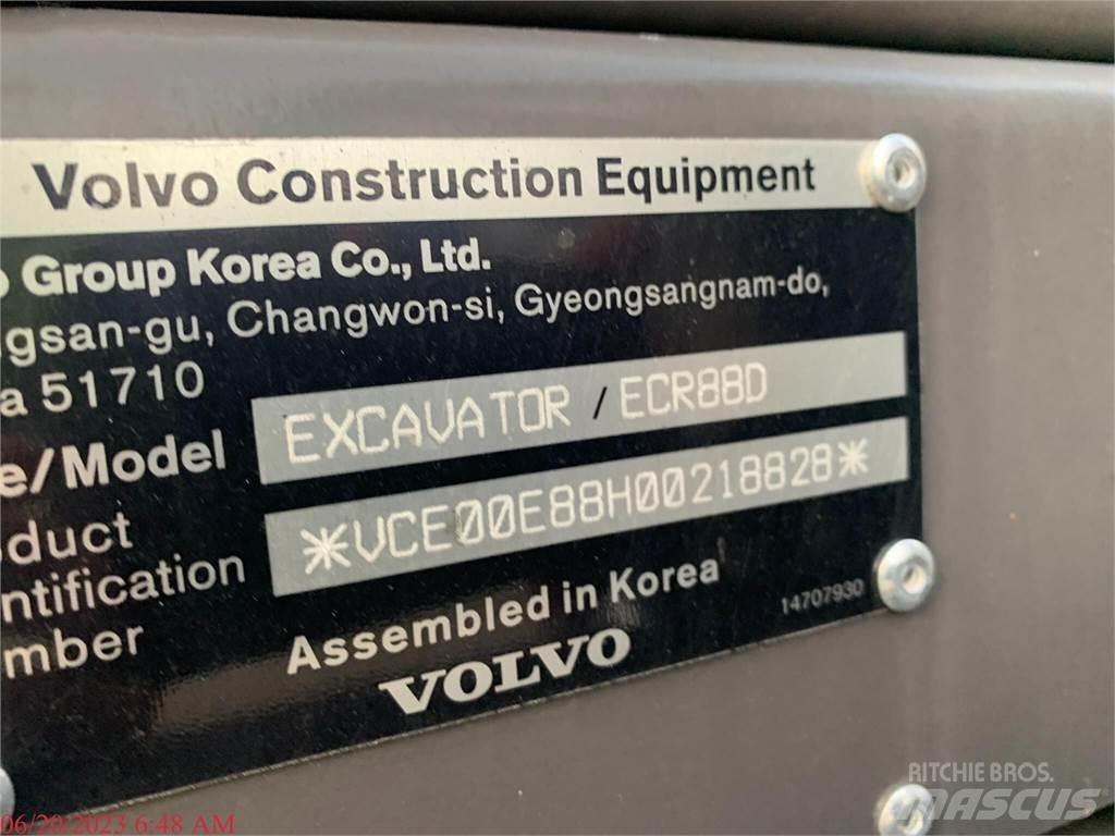 Volvo ECR88D Pásová rýpadla