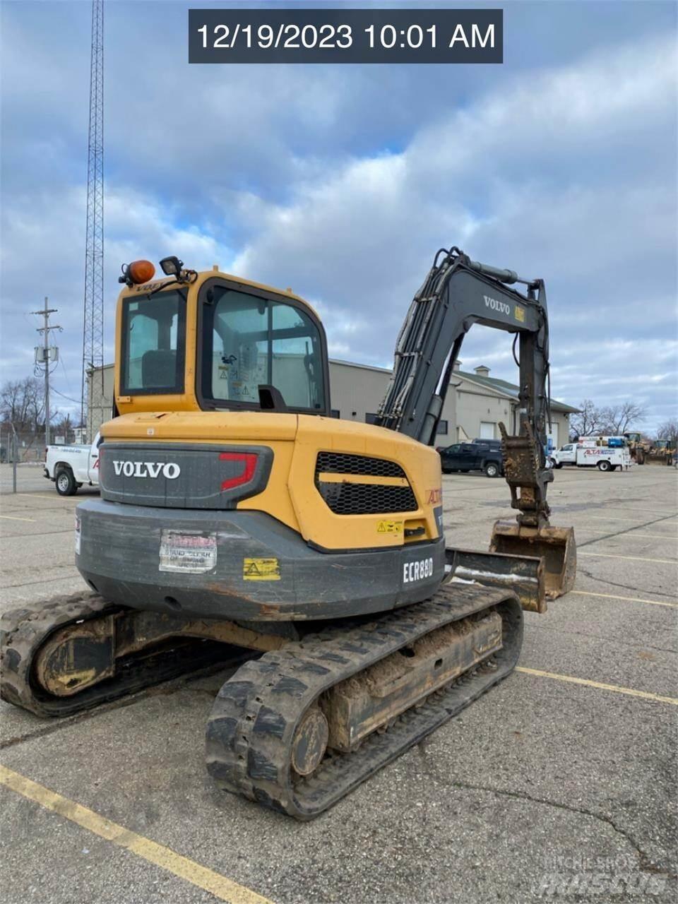 Volvo ECR88D Pásová rýpadla