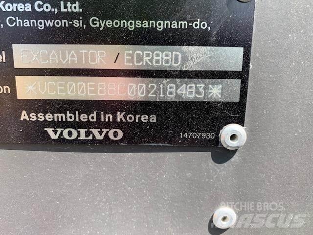 Volvo ECR88D Pásová rýpadla