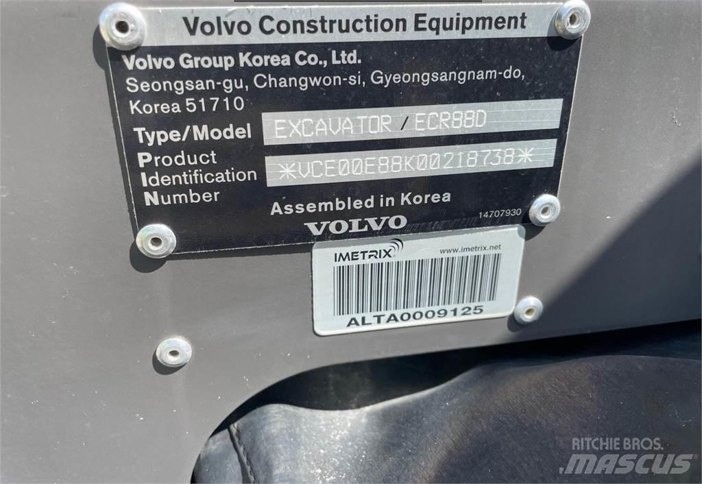 Volvo ECR88D Pásová rýpadla