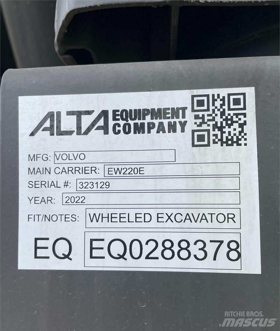 Volvo EW220E Kolová rýpadla