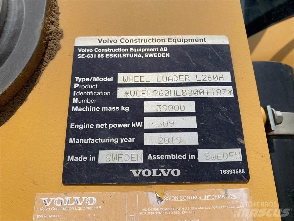 Volvo L260H Kolové nakladače