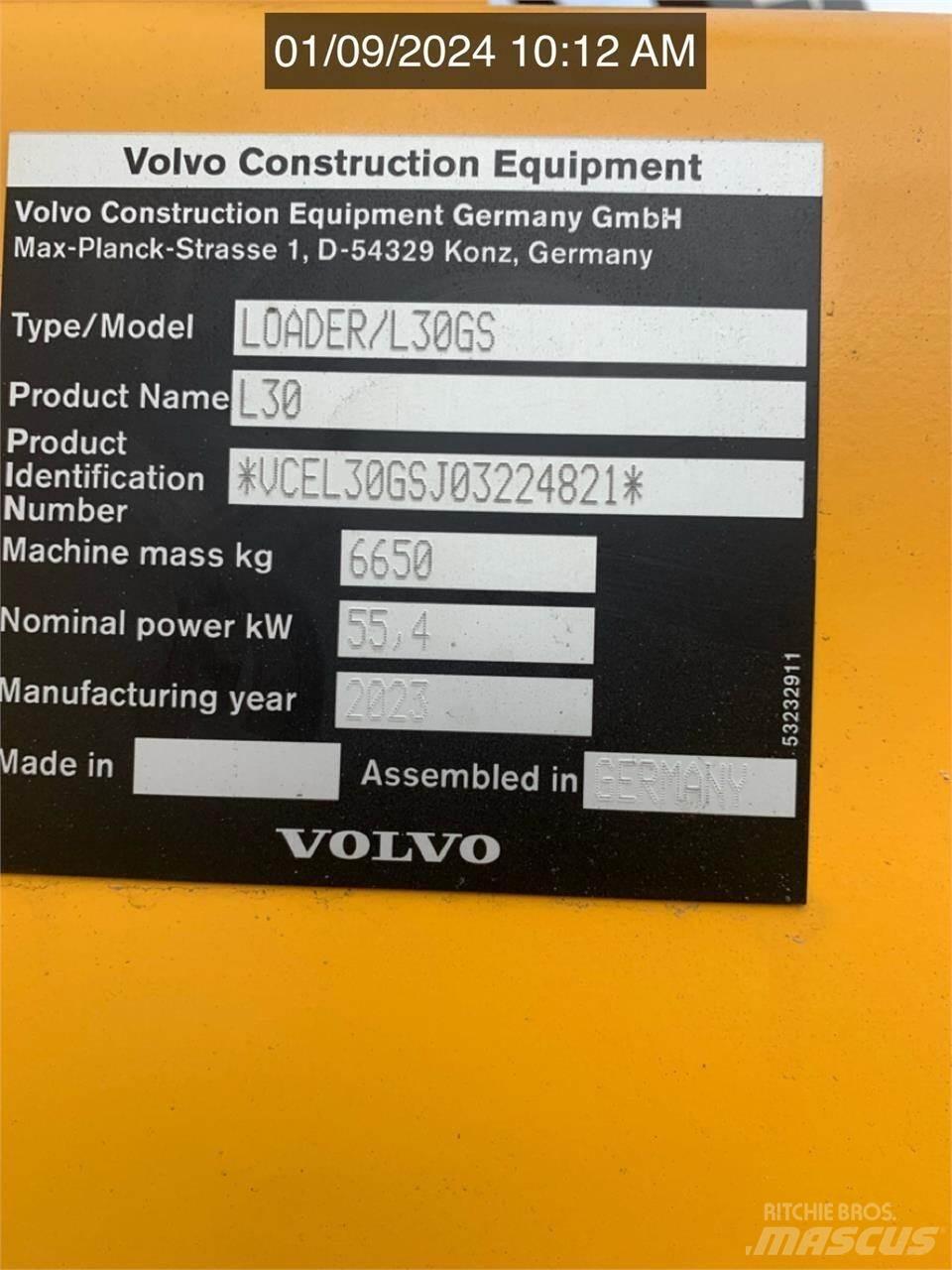 Volvo L30GS Kolové nakladače