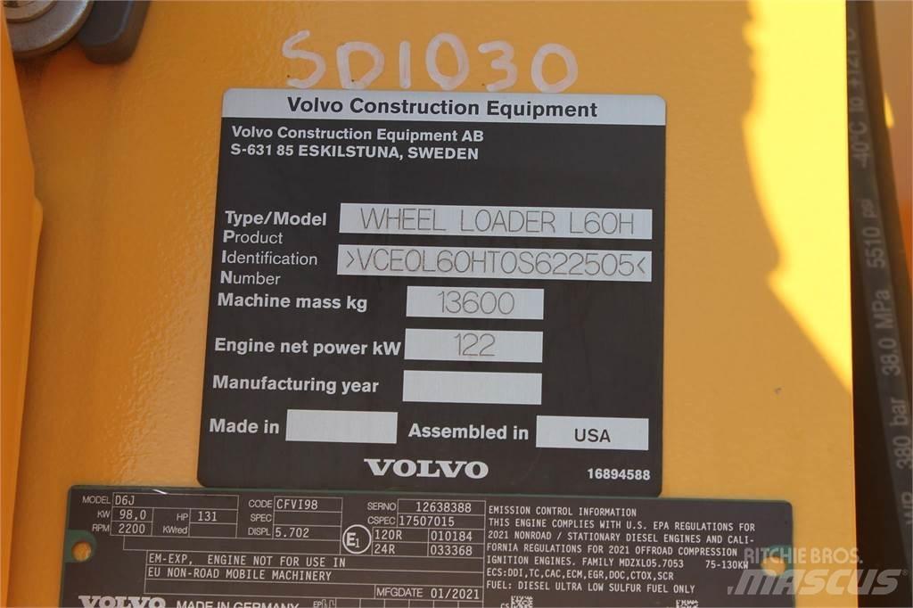 Volvo L60H Kolové nakladače