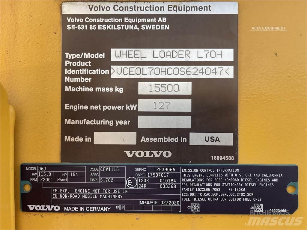 Volvo L70H Kolové nakladače
