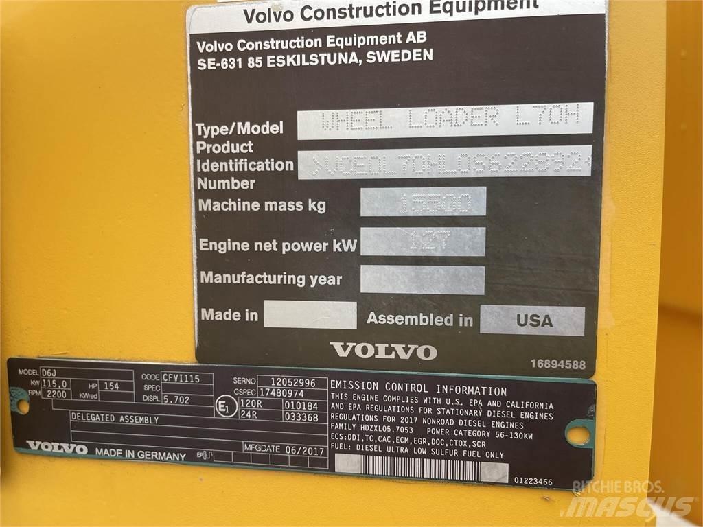 Volvo L70H Kolové nakladače